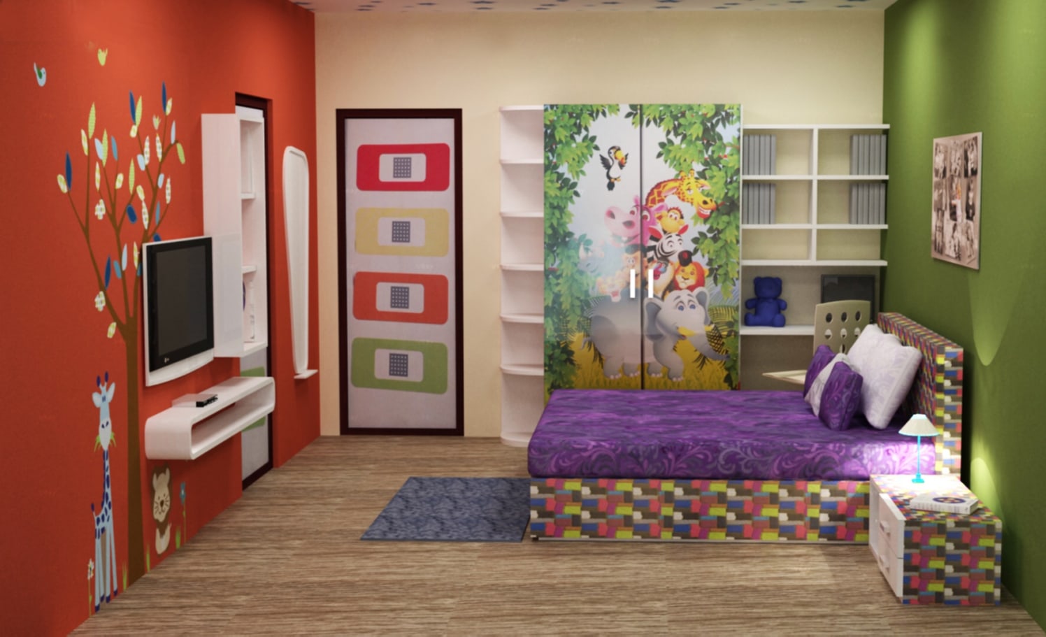 3D contemporary bedroom design by The Midas Touch Interiors Bedroom | Interior Design Photos & Ideas