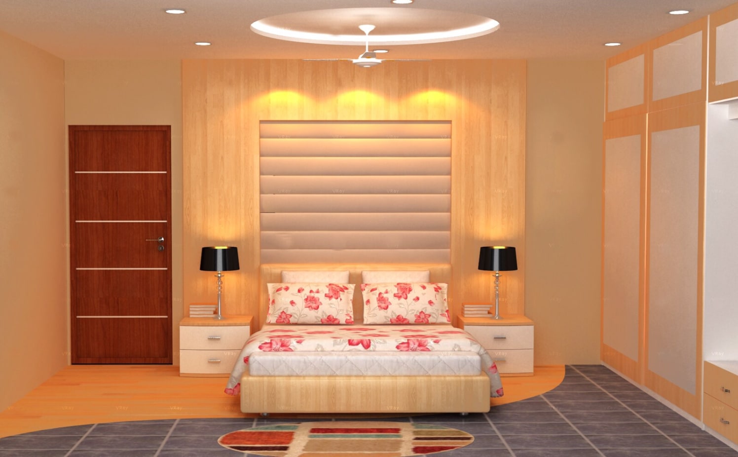 Contemporary bedroom design by The Midas Touch Interiors Bedroom | Interior Design Photos & Ideas