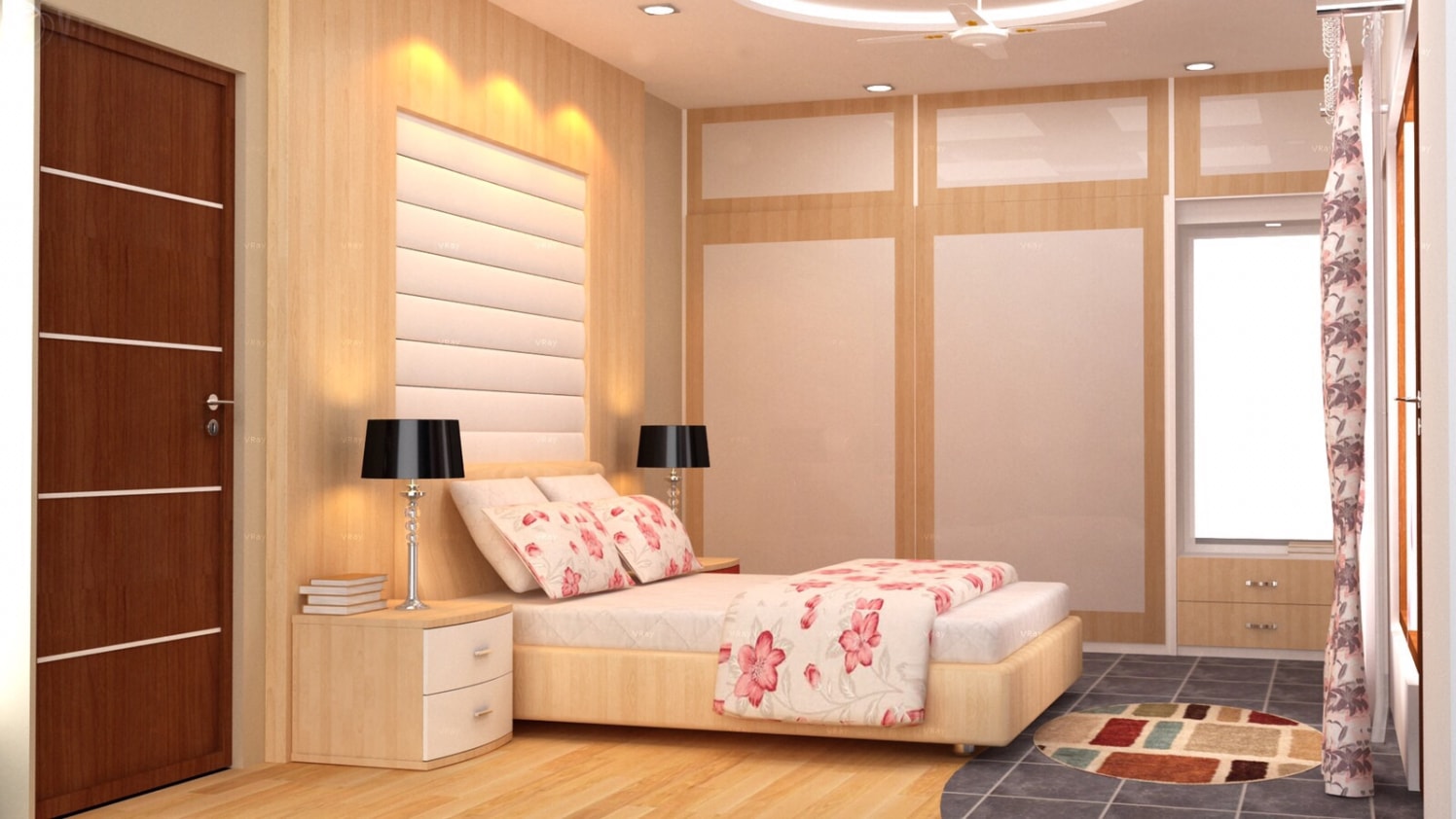 3D contemporary bedroom design by The Midas Touch Interiors Bedroom | Interior Design Photos & Ideas