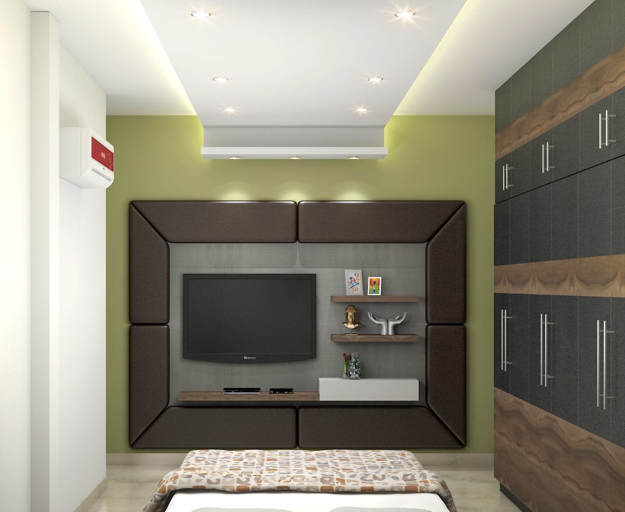 Tv cabinet! by The Midas Touch Interiors Bedroom | Interior Design Photos & Ideas