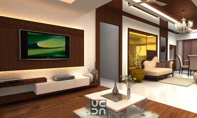 Elegant TV cabinet decor by Design Elegance Interior Design & Architecture Living-room Modern | Interior Design Photos & Ideas