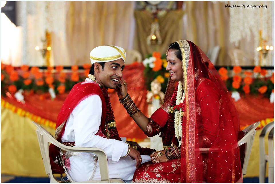 Candid bridal and groom fun pose by Naveen Photography Wedding-photography | Weddings Photos & Ideas