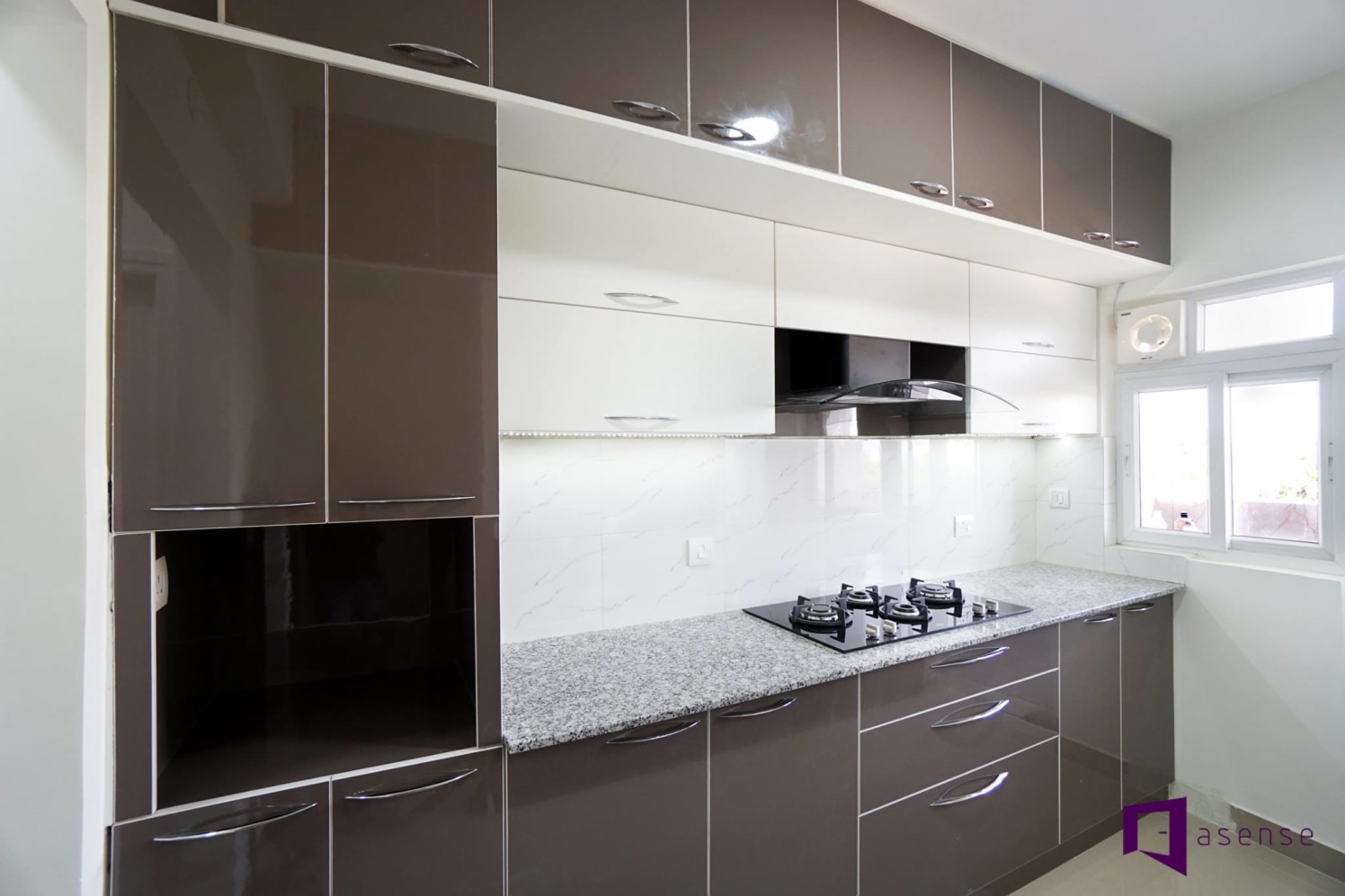 The kitchen by Asense Interior