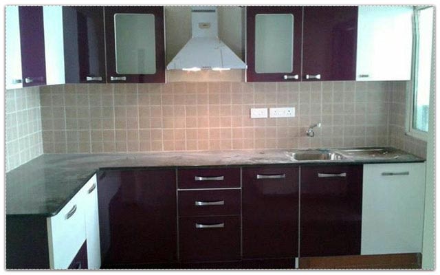 L-shaped modular kitchen design by Sweethomez Modular-kitchen Modern | Interior Design Photos & Ideas