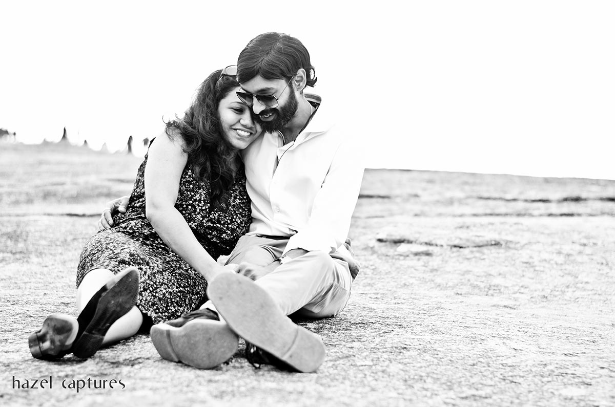 Black and White Couple Portrait by Hazel Captures Wedding-photography | Weddings Photos & Ideas