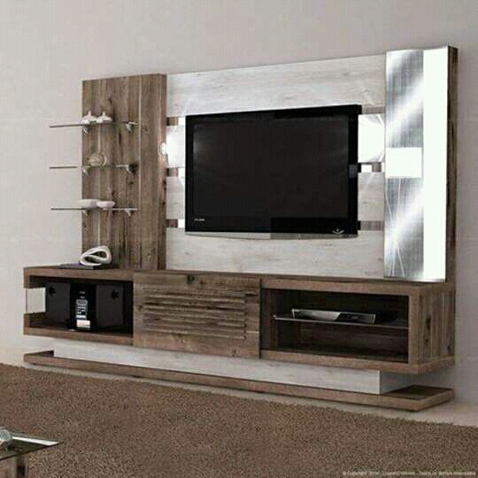 A TV And Display Unit! by Florence Management Services Living-room | Interior Design Photos & Ideas