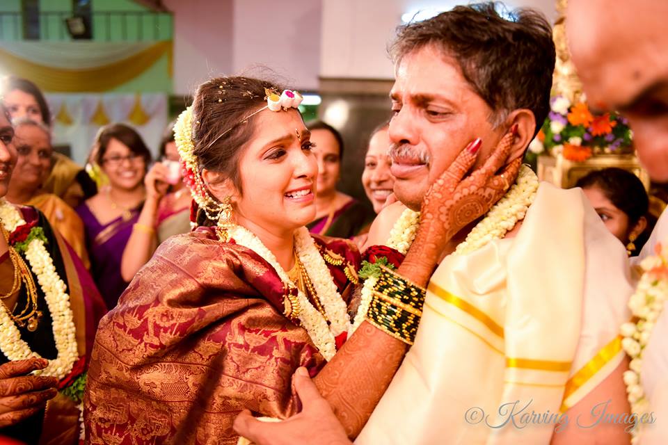 Bride high on emotions during bidai by Karving Images Wedding-photography | Weddings Photos & Ideas