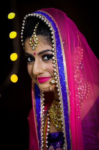 Beautiful bride portrait by Himanshu's Lomography Wedding-photography | Weddings Photos & Ideas