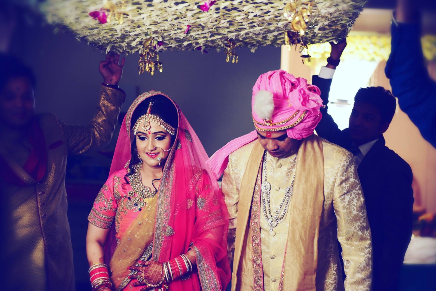 Timeless frame of bride being accompanied by her father by Himanshu's Lomography Wedding-photography | Weddings Photos & Ideas