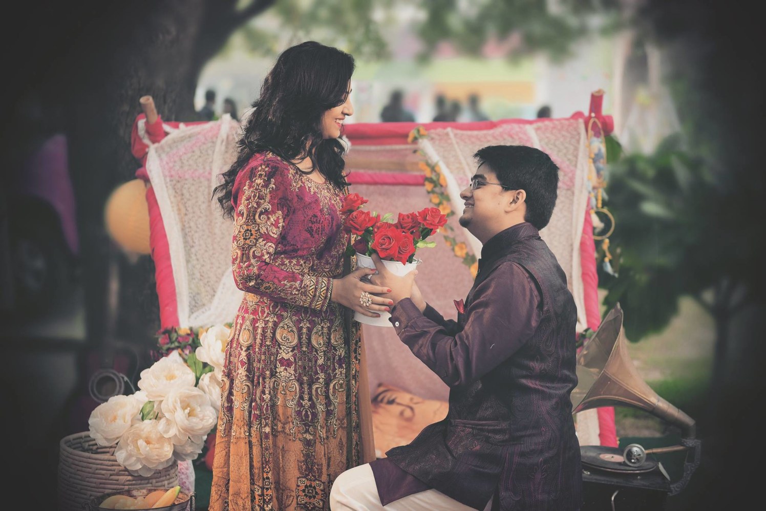 Fairytale - like backdrop by Himanshu's Lomography Wedding-photography | Weddings Photos & Ideas