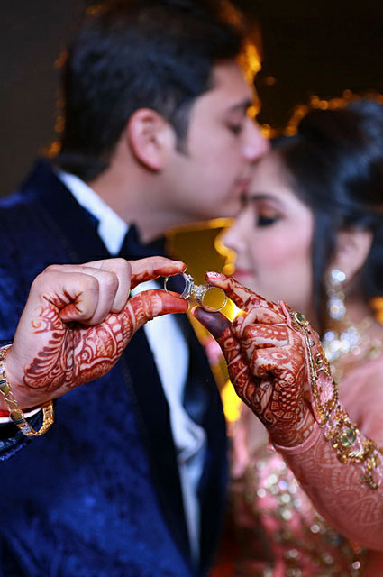 Bride and groom ring shot on their engagement day by VK Pro Clicks Wedding-photography | Weddings Photos & Ideas