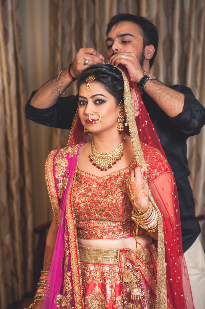 Getting Ready For He Special Day by Anuj Sharma Wedding-photography Bridal-makeup | Weddings Photos & Ideas