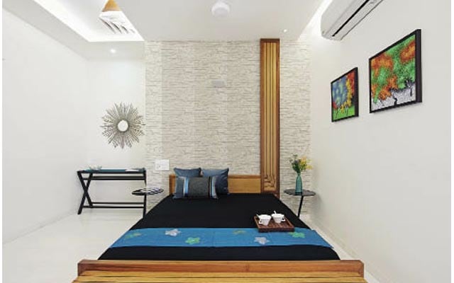 The light background by Aamantran Bedroom | Interior Design Photos & Ideas