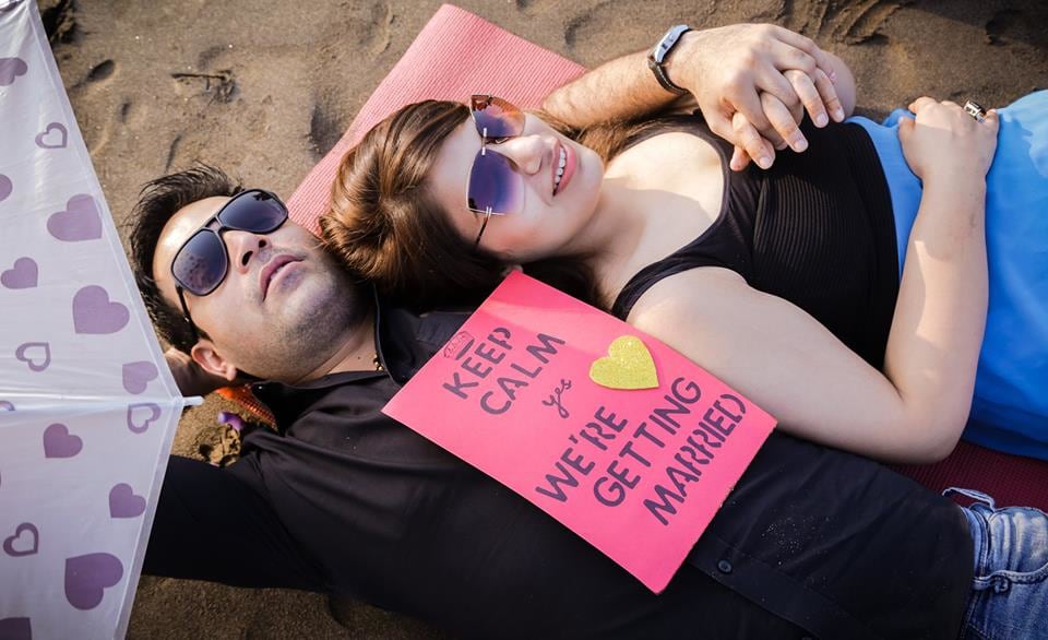 Beach Side Pre-wedding shoot by Paramjeet Singh Dhanjal Wedding-photography | Weddings Photos & Ideas
