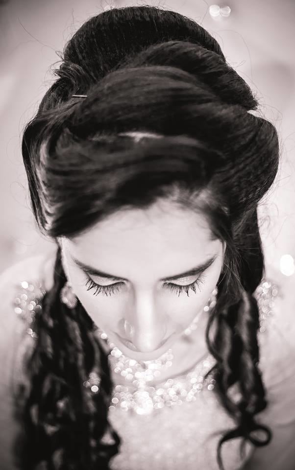Parted High Puff Hairstyle by Paramjeet Singh Dhanjal Wedding-hairstyles | Weddings Photos & Ideas