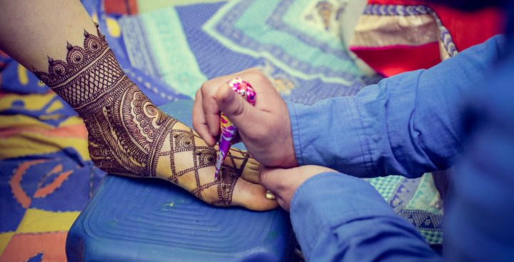 Arabic Net Style Mehendi For Feet by Memoirs by Paramjeet Singh Dhanjal Wedding-photography | Weddings Photos & Ideas