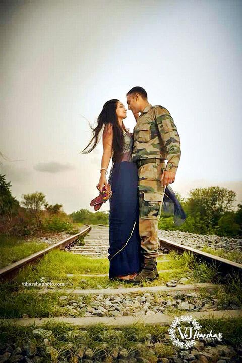 Sanguine romance on the train tracks by Vjharsha Photography Wedding-photography | Weddings Photos & Ideas