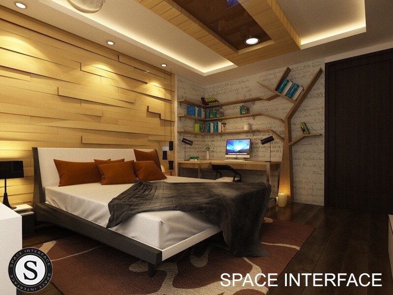 Contemporary Bedroom Design! by Space Interface - Architecture and Interior Design Bedroom | Interior Design Photos & Ideas