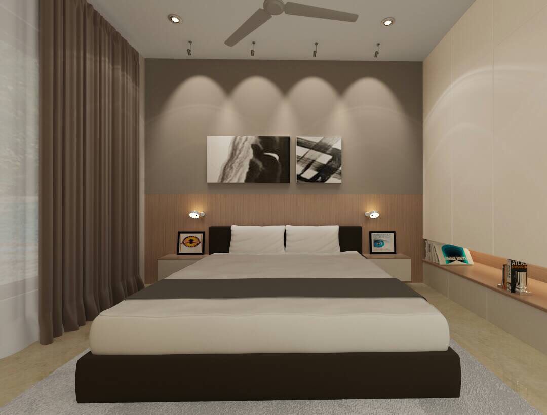 Modern and simple bedroom design! by Space Interface - Architecture and Interior Design Bedroom | Interior Design Photos & Ideas