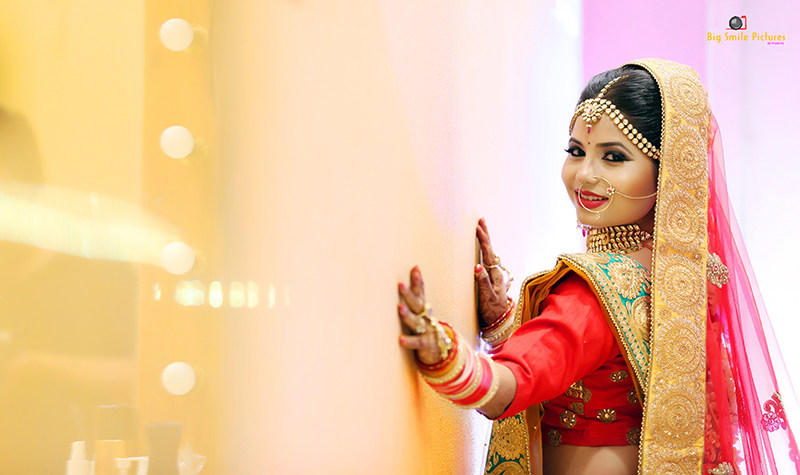 Stunning Bride Wearing Beautiful Bridal Jewellery by Mukesh bijalwan Wedding-photography Bridal-makeup Bridal-jewellery-and-accessories | Weddings Photos & Ideas