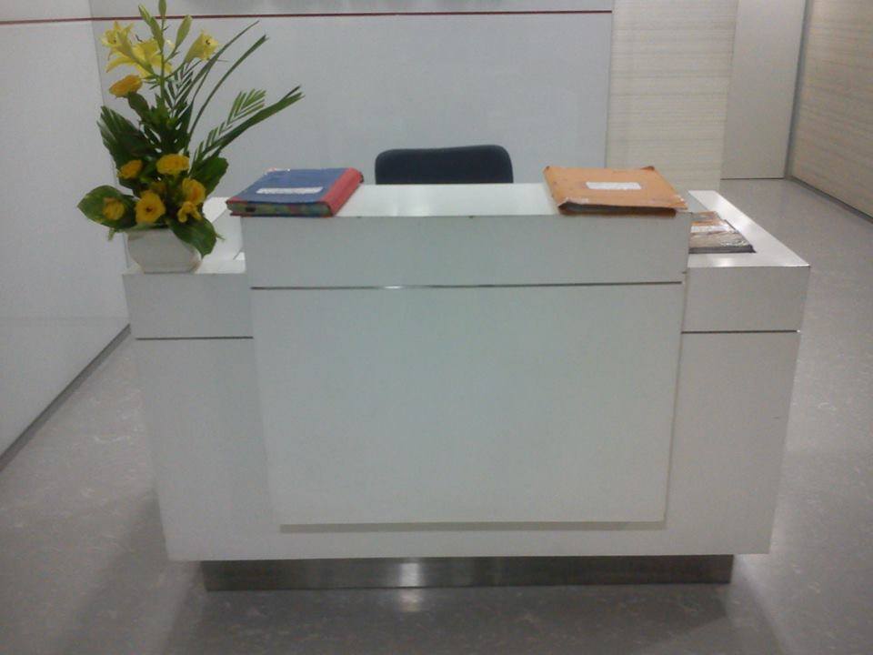Modern office reception by Arch+3 Modern | Interior Design Photos & Ideas