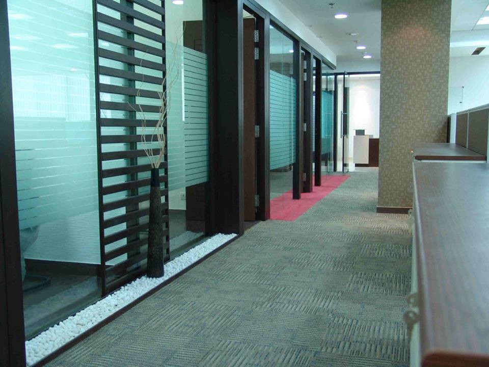 Modern cellular style office decor by Arch+3 Modern | Interior Design Photos & Ideas
