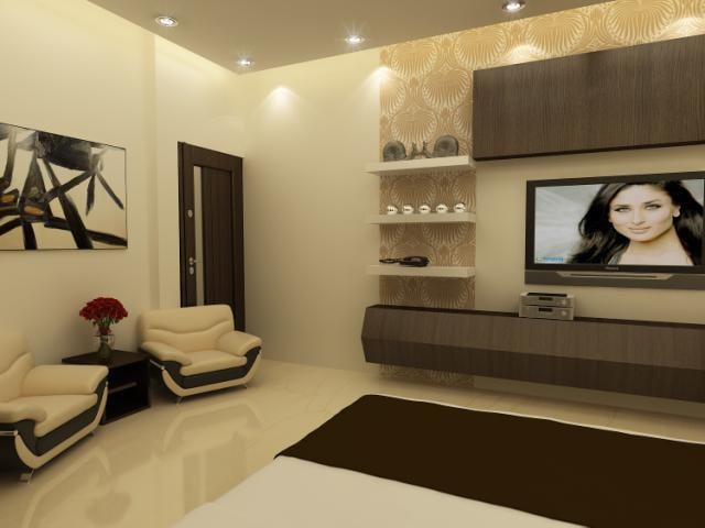 Master bedroom with marble flooring by Reform Design Bedroom | Interior Design Photos & Ideas