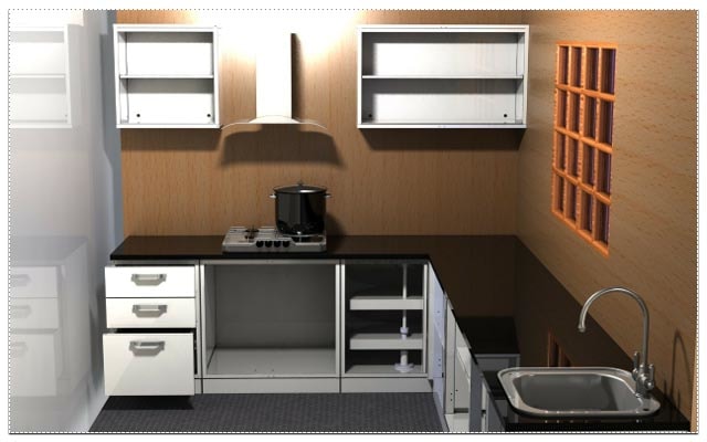 Modular kitchen by A&B Smart Living Modular-kitchen Modern | Interior Design Photos & Ideas