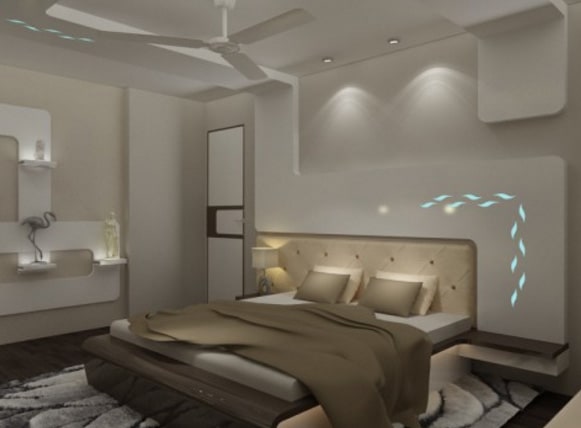 Modern master bedroom decor by SDG India Bedroom Modern | Interior Design Photos & Ideas