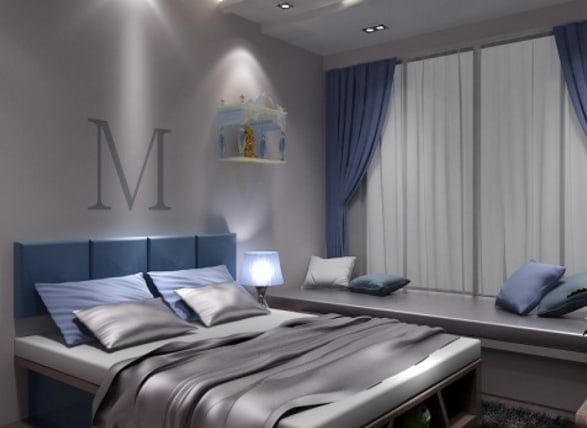 Contemporary master bedroom decor by SDG India Bedroom Modern | Interior Design Photos & Ideas