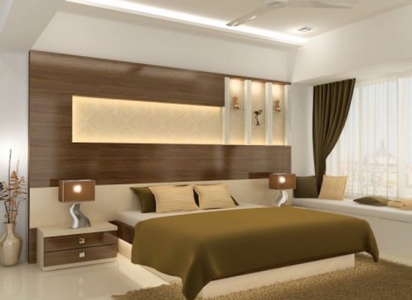Modern master bedroom decor by SDG India Bedroom Modern | Interior Design Photos & Ideas