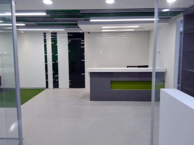 Modern office reception by Ar. ankur siddhu Modern | Interior Design Photos & Ideas