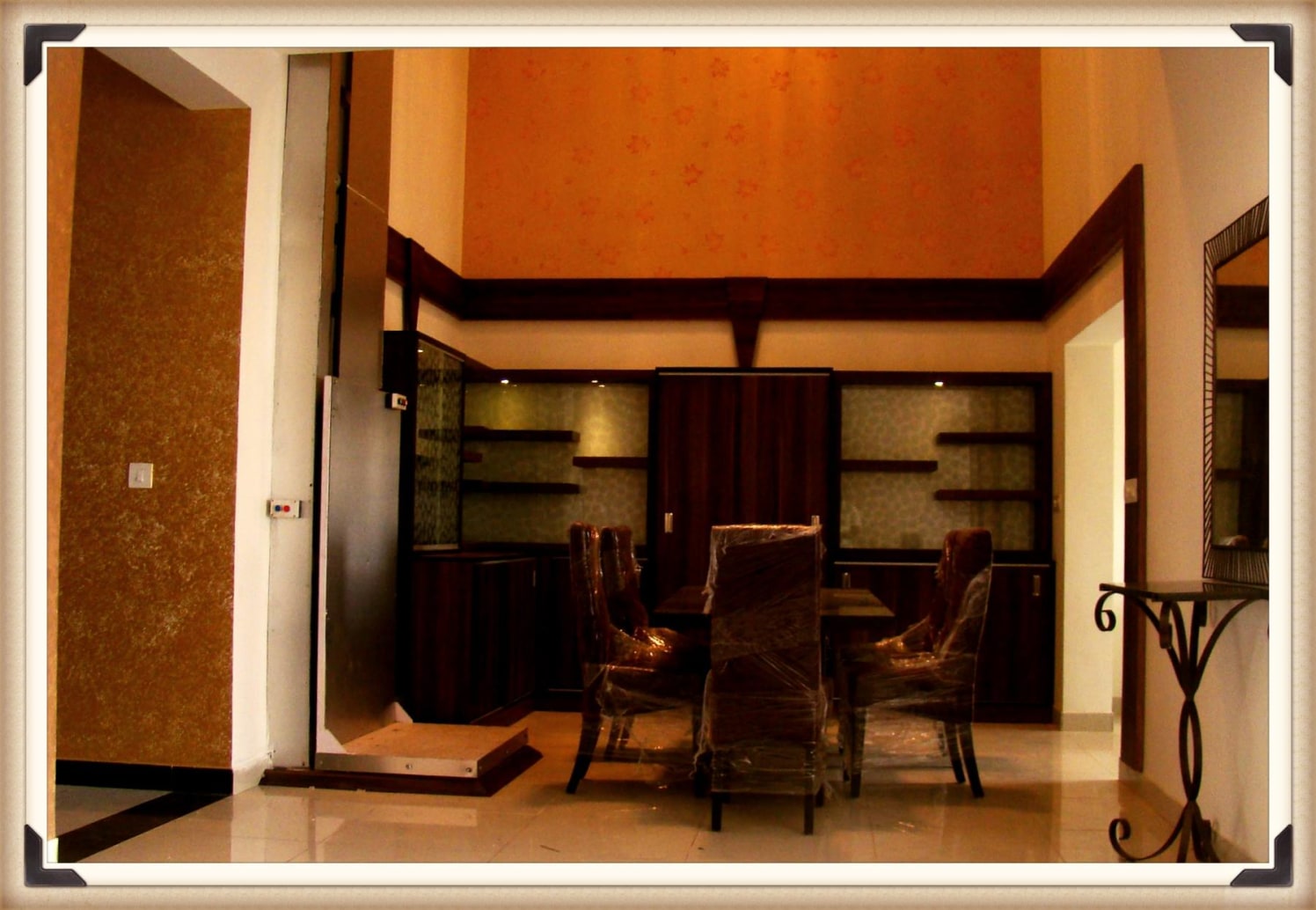 Idea for dining area by Partha Ghosh Consultants Dining-room | Interior Design Photos & Ideas