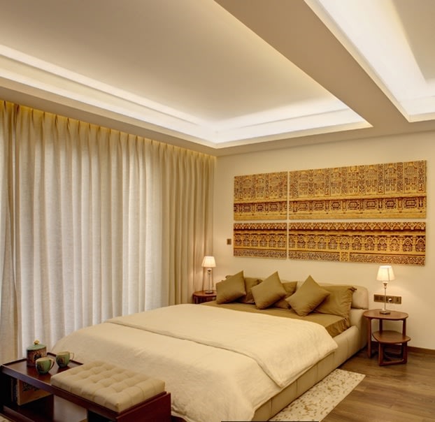 Artistic beautiful bedroom by One leaf interiors& exteriors Bedroom Contemporary | Interior Design Photos & Ideas