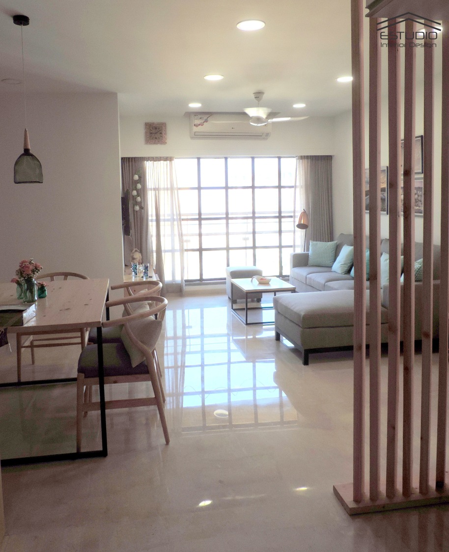 The peaceful living room by E- Studio Living-room Traditional | Interior Design Photos & Ideas