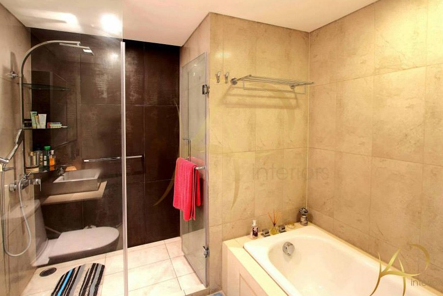 Modern Bathroom With A BathTub by KP Interior Bathroom Contemporary | Interior Design Photos & Ideas