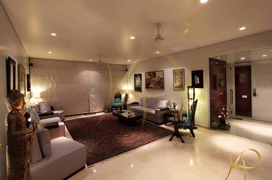 Where Peace Surrounds You by KP Interior Living-room Contemporary | Interior Design Photos & Ideas
