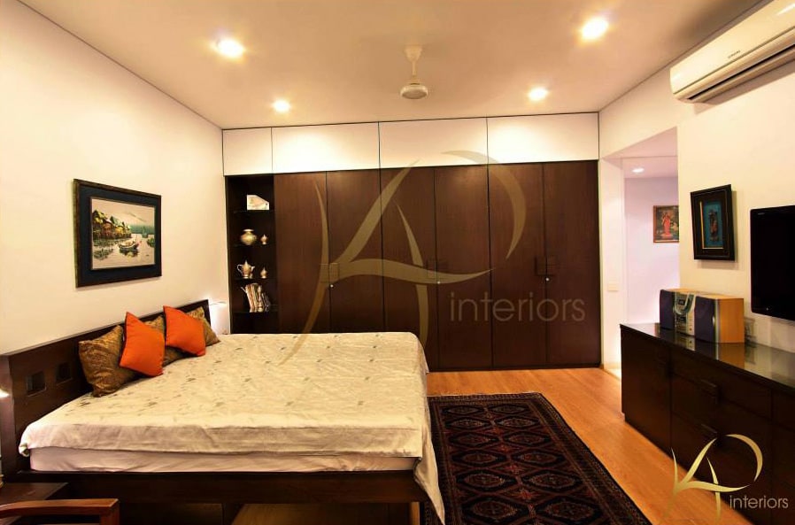 Spacious Bedroom With Wardrobe by KP Interior Bedroom Contemporary | Interior Design Photos & Ideas