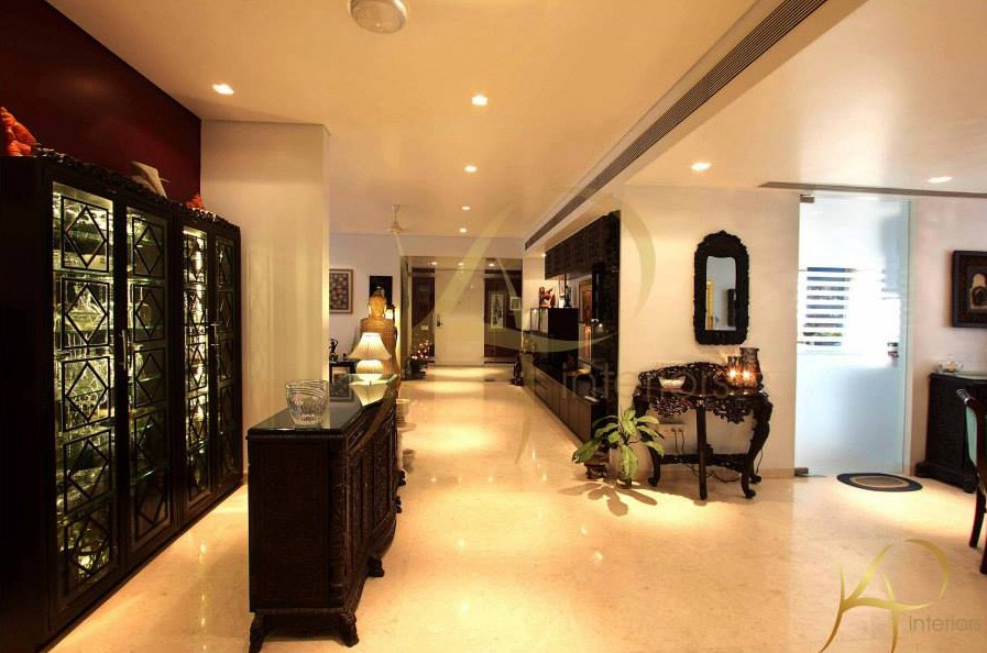 Modern Hallway With Glowing Lamps by KP Interior Indoor-spaces Contemporary | Interior Design Photos & Ideas