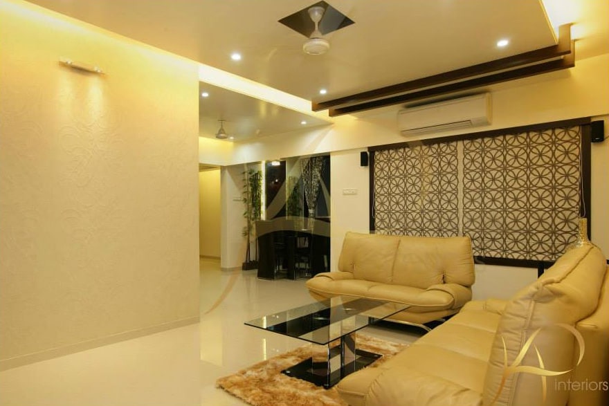 Living Room With Mustard Coloured Leather Sofas by KP Interior Living-room Contemporary | Interior Design Photos & Ideas