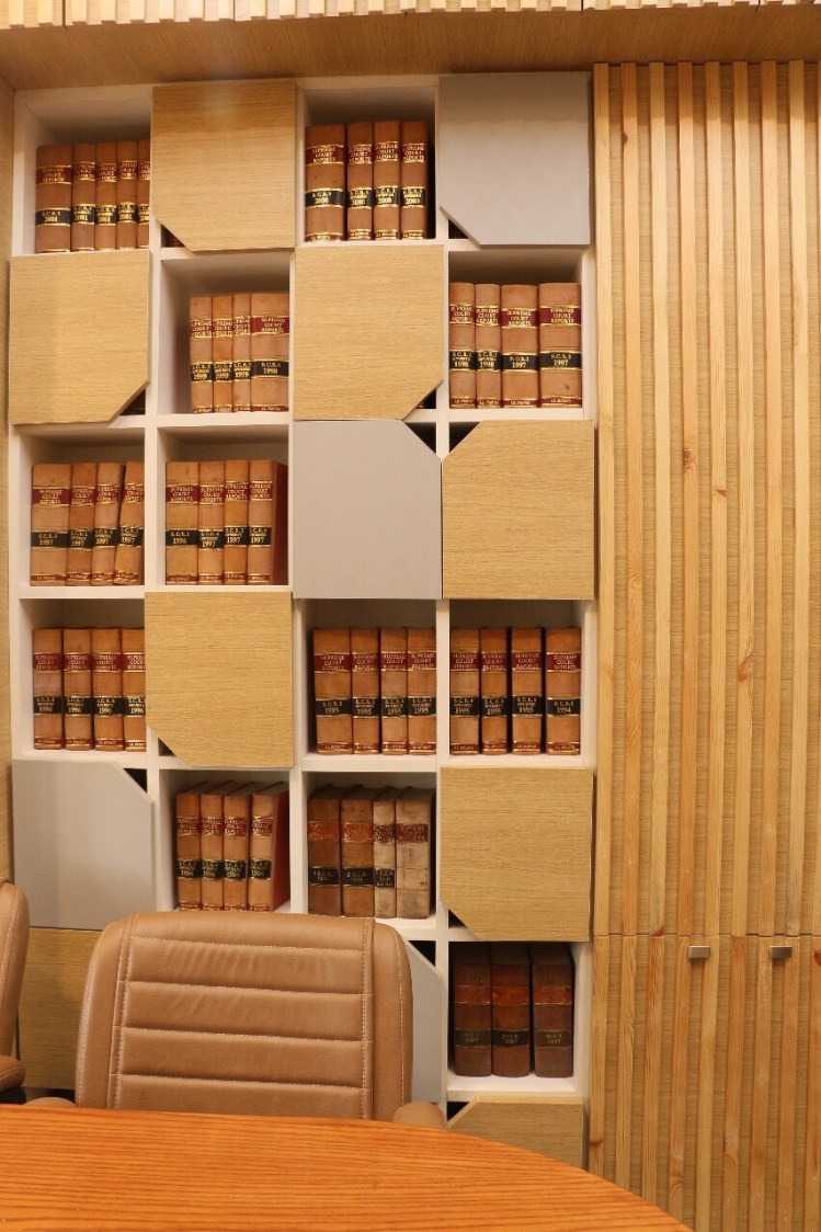 Office cabin with wooden furniture by CE Architects Traditional | Interior Design Photos & Ideas