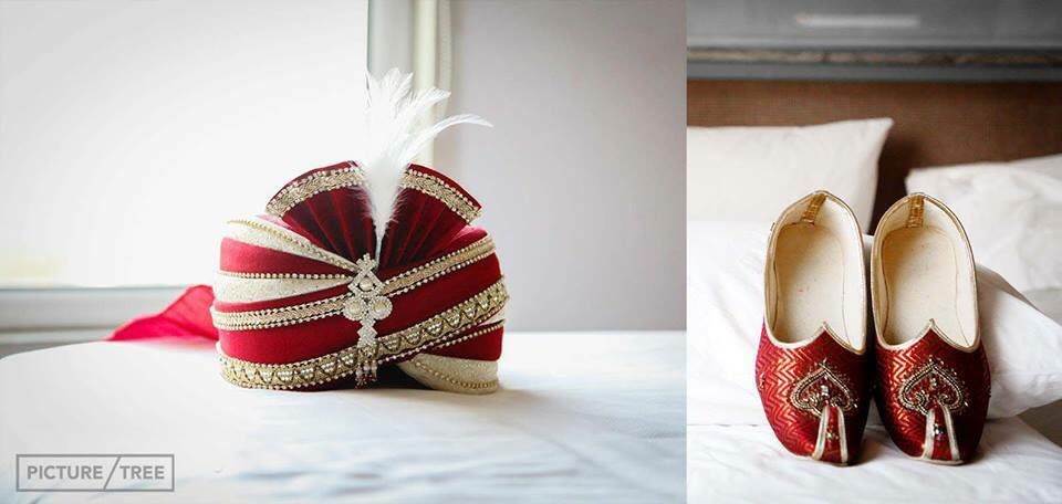 the grooms matching red wedding accessories by PictureTree Wedding-photography | Weddings Photos & Ideas