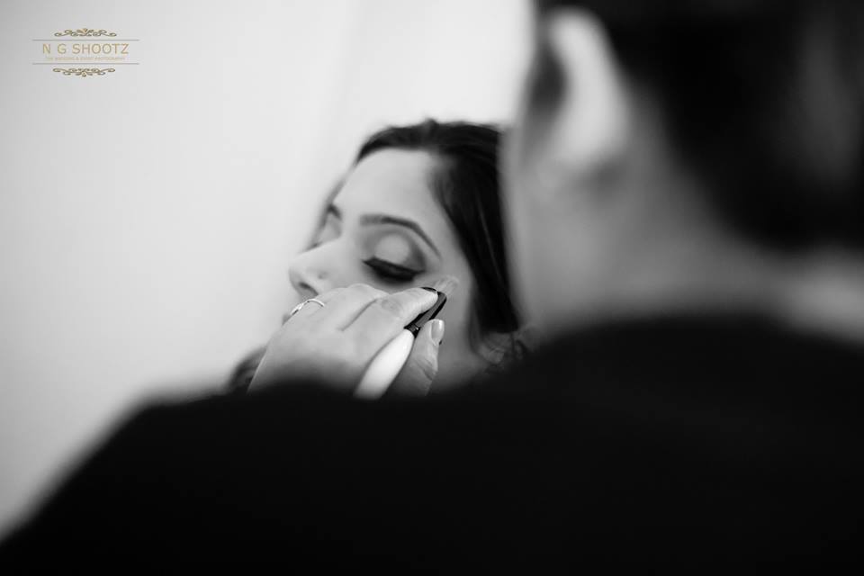 Touch up for the big day by NG Shootz Wedding-photography | Weddings Photos & Ideas