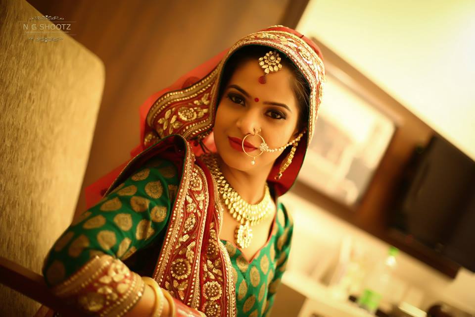 The bride looking magnificent for her big day by NG Shootz Wedding-photography | Weddings Photos & Ideas