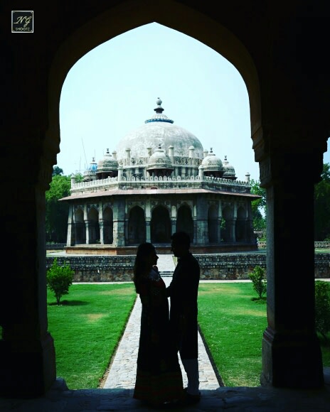 A stunning photo of a couple surrounded by ancient ruins by NG Shootz Wedding-photography | Weddings Photos & Ideas