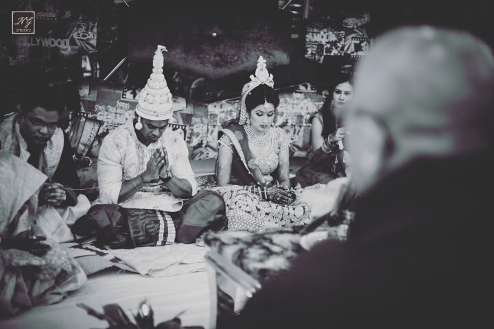 The bride and groom performing the wedding rituals by NG Shootz Wedding-photography | Weddings Photos & Ideas