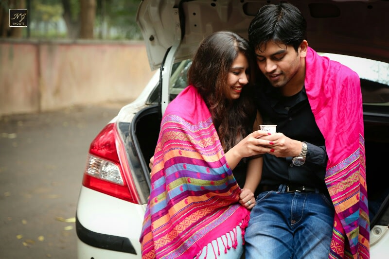 The couple sharing their love over a cup of tea by NG Shootz Wedding-photography | Weddings Photos & Ideas