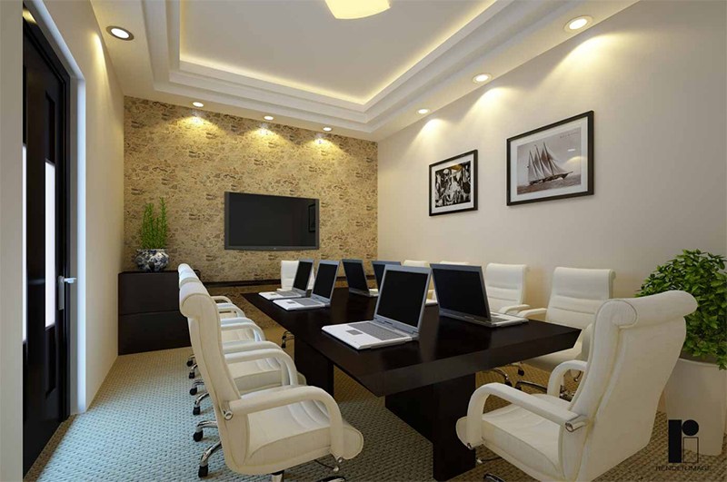 3D design of a modern conference room by Render Image Modern | Interior Design Photos & Ideas