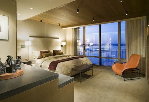 Design for master bedroom with a nice view by Real Paradise Group Contemporary | Interior Design Photos & Ideas