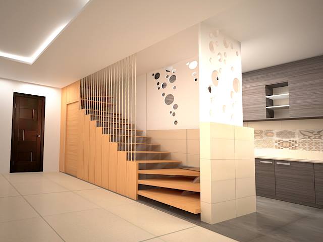 Staircase area for a lavish residence by Real Paradise Group Indoor-spaces Contemporary | Interior Design Photos & Ideas